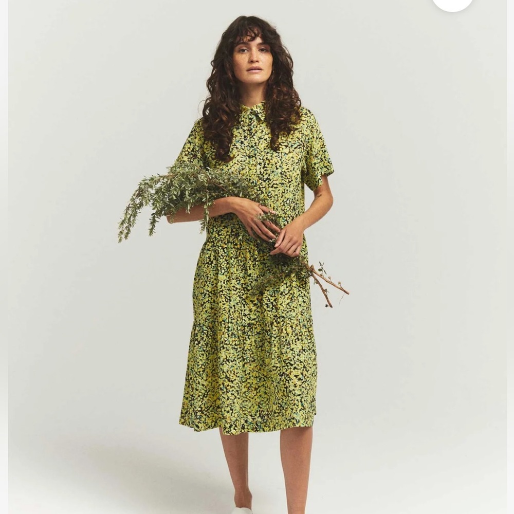 Mii Collection Marie Giverny Dress, size XS, Mimosa color